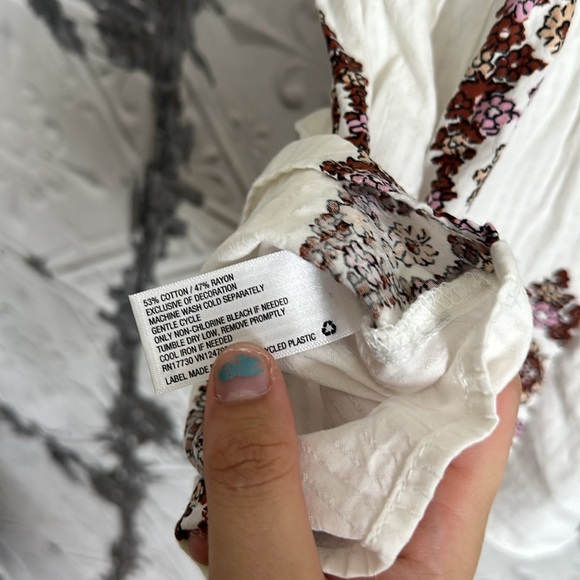 Knox rose floral patterned boho peasant top - Picture 6 of 6